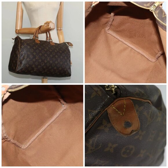 LOUIS VUITTON Monogram Speedy 40 Hand Bag - Picture 16 of 16